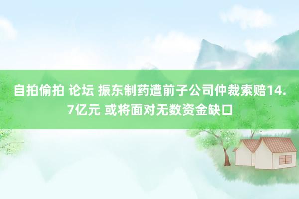 自拍偷拍 论坛 振东制药遭前子公司仲裁索赔14.7亿元 或将面对无数资金缺口