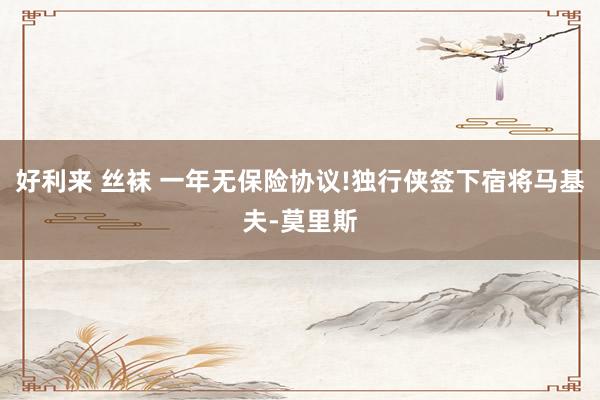 好利来 丝袜 一年无保险协议!独行侠签下宿将马基夫-莫里斯