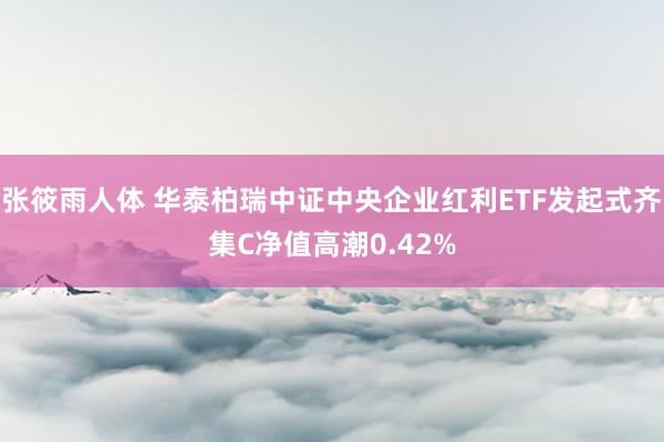 张筱雨人体 华泰柏瑞中证中央企业红利ETF发起式齐集C净值高潮0.42%