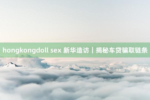 hongkongdoll sex 新华造访｜揭秘车贷骗取链条