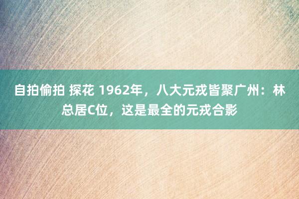 自拍偷拍 探花 1962年，八大元戎皆聚广州：林总居C位，这是最全的元戎合影