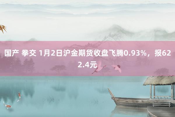 国产 拳交 1月2日沪金期货收盘飞腾0.93%，报622.4元