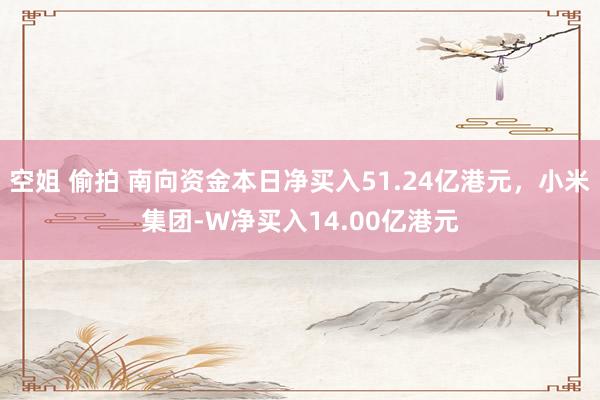 空姐 偷拍 南向资金本日净买入51.24亿港元，小米集团-W净买入14.00亿港元