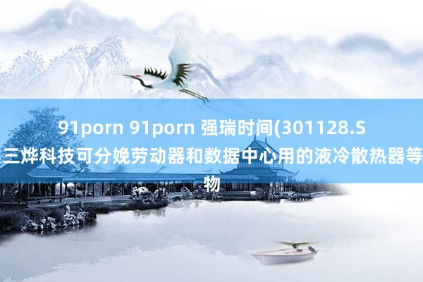 91porn 91porn 强瑞时间(301128.SZ)：三烨科技可分娩劳动器和数据中心用的液冷散热器等产物