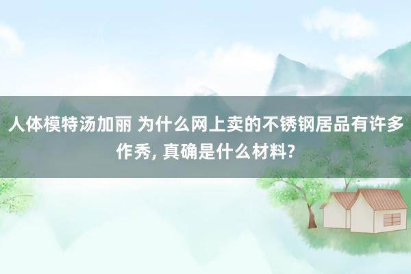 人体模特汤加丽 为什么网上卖的不锈钢居品有许多作秀， 真确是什么材料?